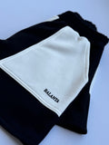 Shorts bicolor Blanco y Negro