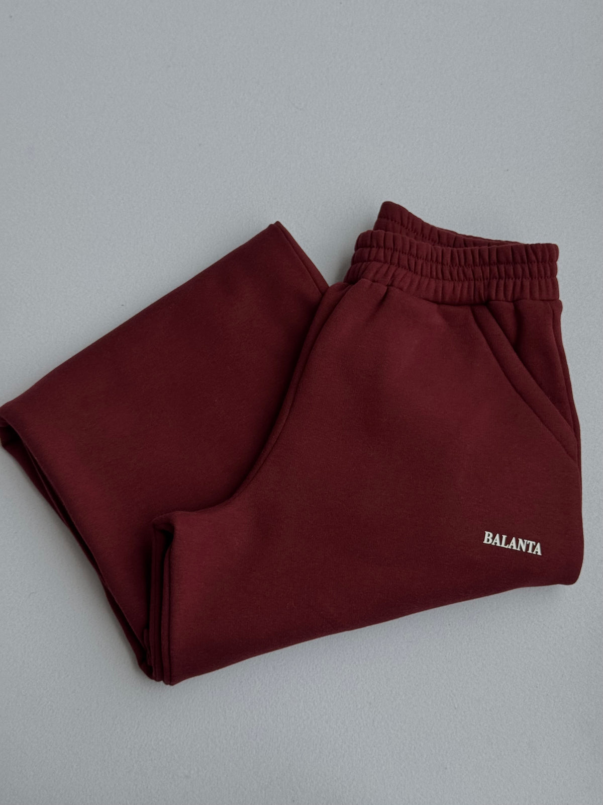 Sudadera Jogger Clásica Vino