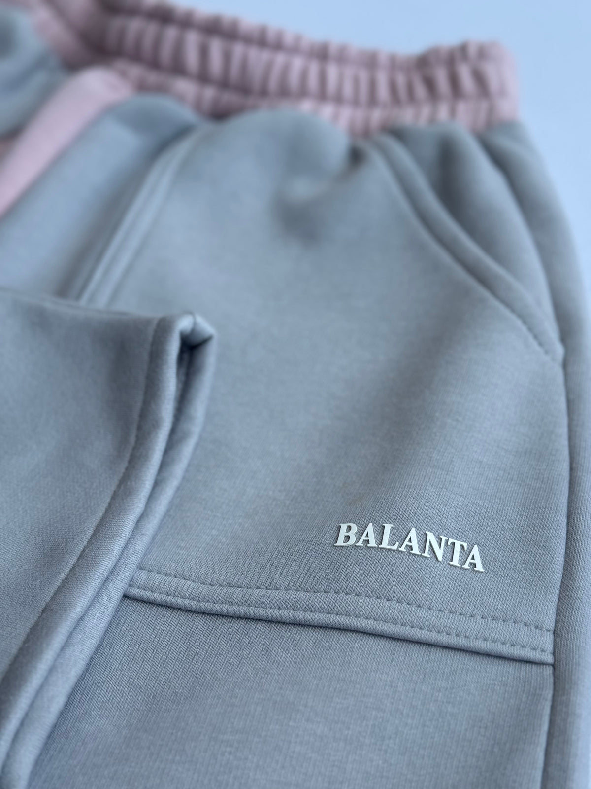 Short Bicolor Gris y Rosa