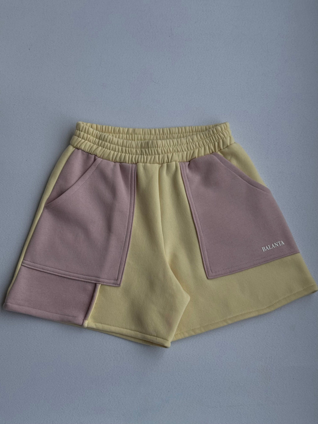 Short Bicolor Rosa y Amarillo